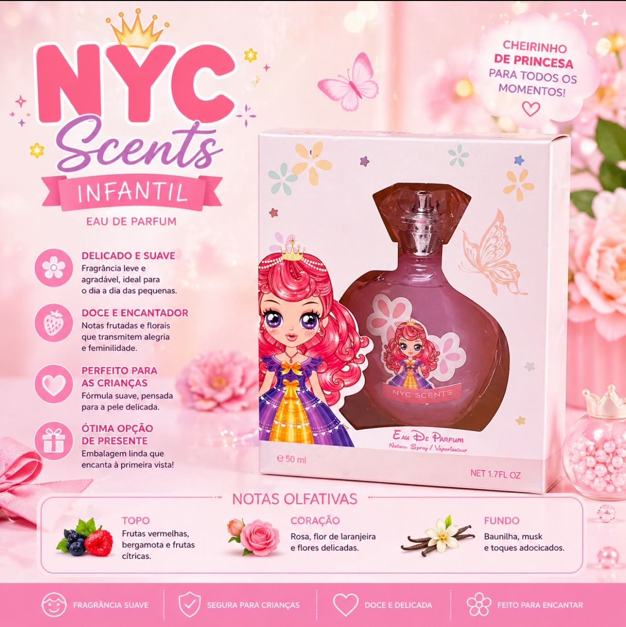 Perfume NYC Scents pink EDP 50ml